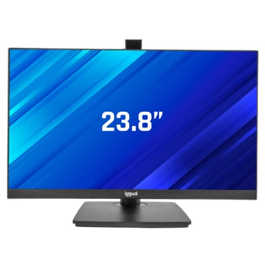 iggual Monitor 23,8'' IPS FHD 100Hz VGA HDMI webcam