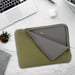 Housse en Néoprène pour Ordinateur Portable 12,5-14'', Pochette Protection PC/Notebook Etui Compatible avec MacBook Air/Pro 13.3'', Kaki/Gris