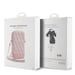 Sac à Bandoulière pour Téléphone Zippé Motif G Cube avec Logo en Métal Rose