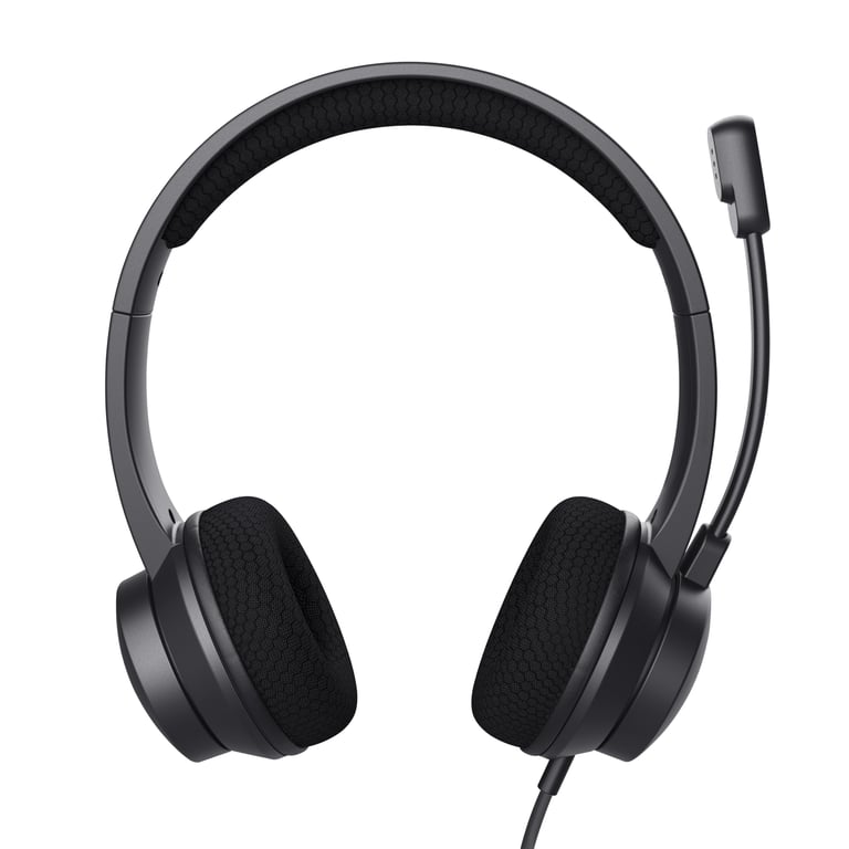 Trust HS-260 Casque Avec fil Minerve Bureau/Centre d'appels USB Type-A Noir - Neuf