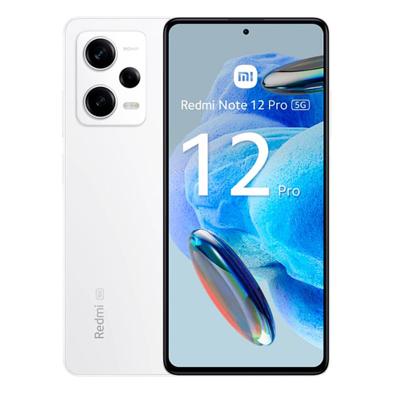 Xiaomi Redmi Note 12 Pro 5G 8GB/256GB Blanco (Blanco Polar) Dual SIM  22101316G - Xiaomi