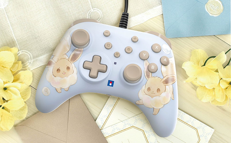 Manette filaire Hori Horipad Turbo Évoli Cottage Core pour Nintendo Switch 2 Nintendo Switch et Nintendo Switch OLED - vue 9