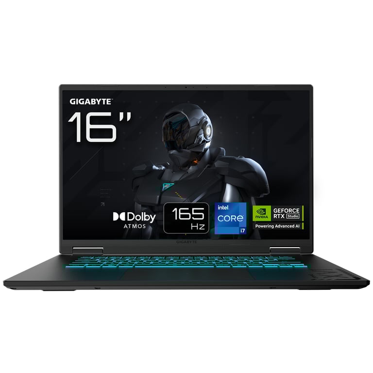 GIGABYTE Gaming A16 Ordinateur Portable 16 165Hz WQXGA Intel Core i7 RTX 5060 DDR5 1xSSD Gen4 Dos Garantie Dolby Atmos Gaming A16 CVHI3ES894SD Neuf