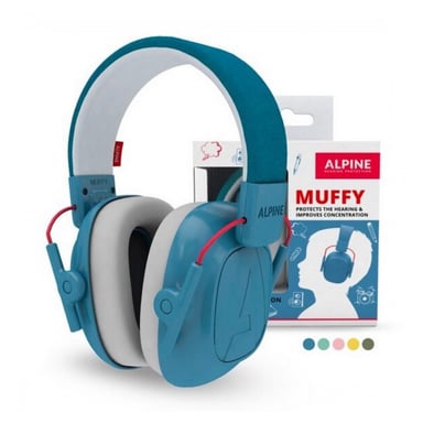 Casque Anti-Bruit Muffy Bleu pour Enfants - Confort et Protection Auditive