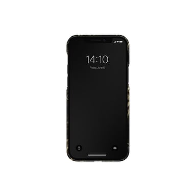 IDEAL OF SWEDEN Funda para Apple iPhone 12 / 12 Pro Fashion Case Estampado mármol Negro / Dorado