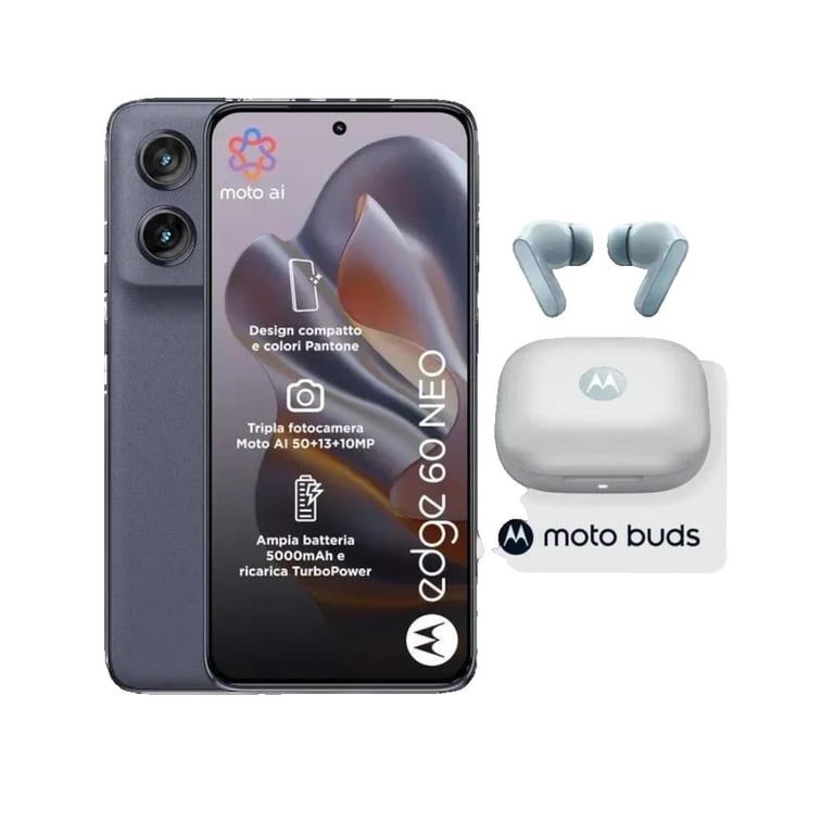 Motorola edge 60 neo 8 Go 6 36 P OLED 120 Hz 5G Double SIM Caméra 50 MP NFC IP68 Android 15 - vue 3