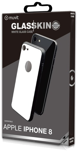 Glasskin Coque Glass Case Blanche: Apple Iphone 6/6S/7/8