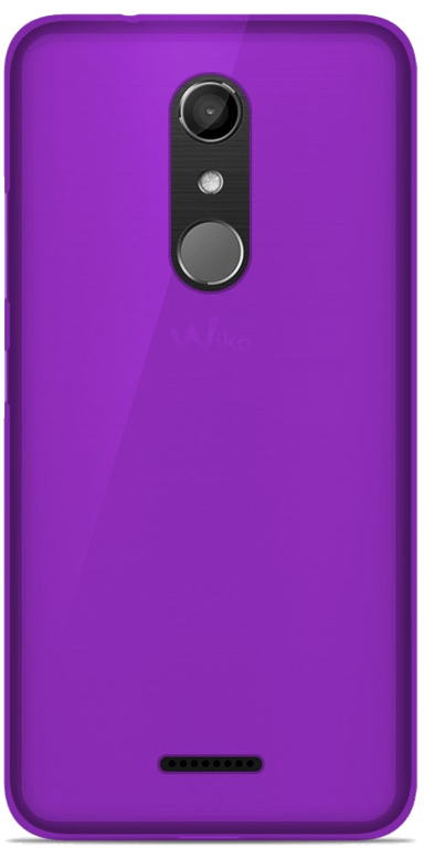 Coque silicone unie compatible Givré Violet Wiko U Pulse
