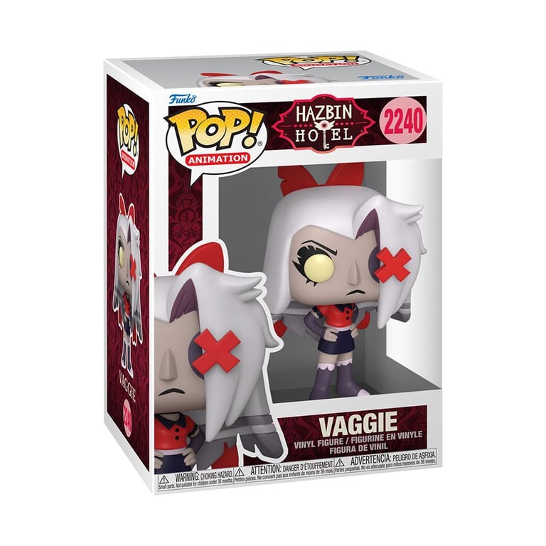 Figurine vinyle Funko POP! Animation Vaggie n°2240 9–10 cm boîte fenêtre chance de Chase Multicolore - Neuf