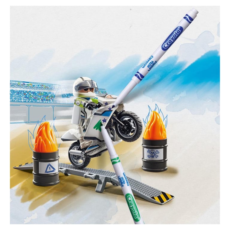 Moto Playmobil Color : Personnalisez votre aventure créative - Neuf