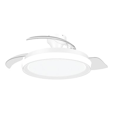 [929004750001] Philips Ventilateur plafond Luz Bliss 106 cm 28+35W blanc