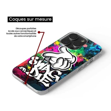 Coque en silicone - Compatible pour Apple iPhone 17 Air - design swag or die