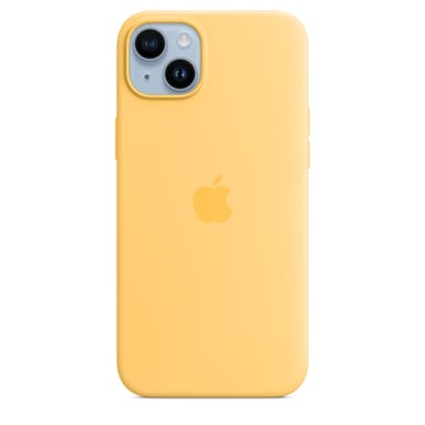 Apple Funda de silicona con MagSafe para el iPhone 14 Plus - Resplandor solar