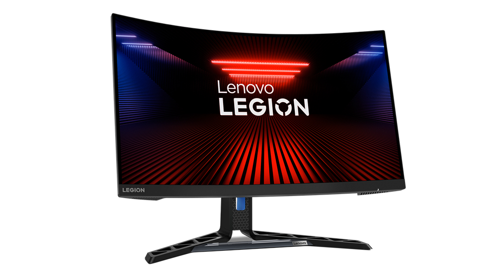 Lenovo Legion R27fc 30 Écran Gaming 27" FHD Incurvé VA 240Hz 0.5ms MPRT HDMI + DP Câbles DP FreeSync Haut parleurs Réglage en InclinaisonHauteurRotationPivot - vue 3