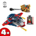 | Marvel 76319 Captain America contre Thanos - Jouet Avion pour Enfants des 4 ans