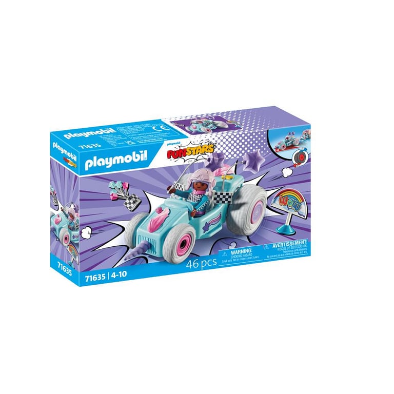 J71635 Funstars - Ensemble Licorne et Kart pour Jeunes Filles - Neuf
