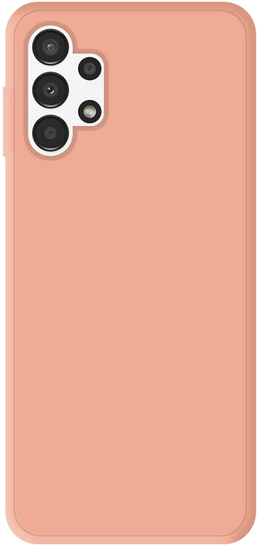 Coque silicone unie compatible Mat Rose Samsung Galaxy A13