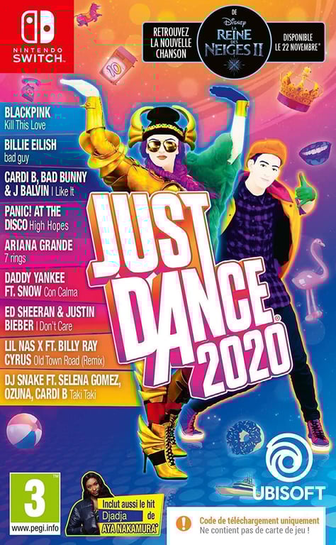 JUST DANCE 2020 FRA SWITCH CODE IN BOX - vue 2