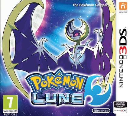 Nintendo Pokémon Lune Standard Allemand, Anglais, Chinois simplifié, Coréen, Espagnol, Français, Italien, Japonais Nintendo 3DS
