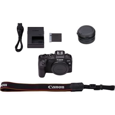Canon EOS RP Body + EF-EOS R Adapter Cuerpo MILC 26,2 MP CMOS 6240 x 4160 Pixeles Negro