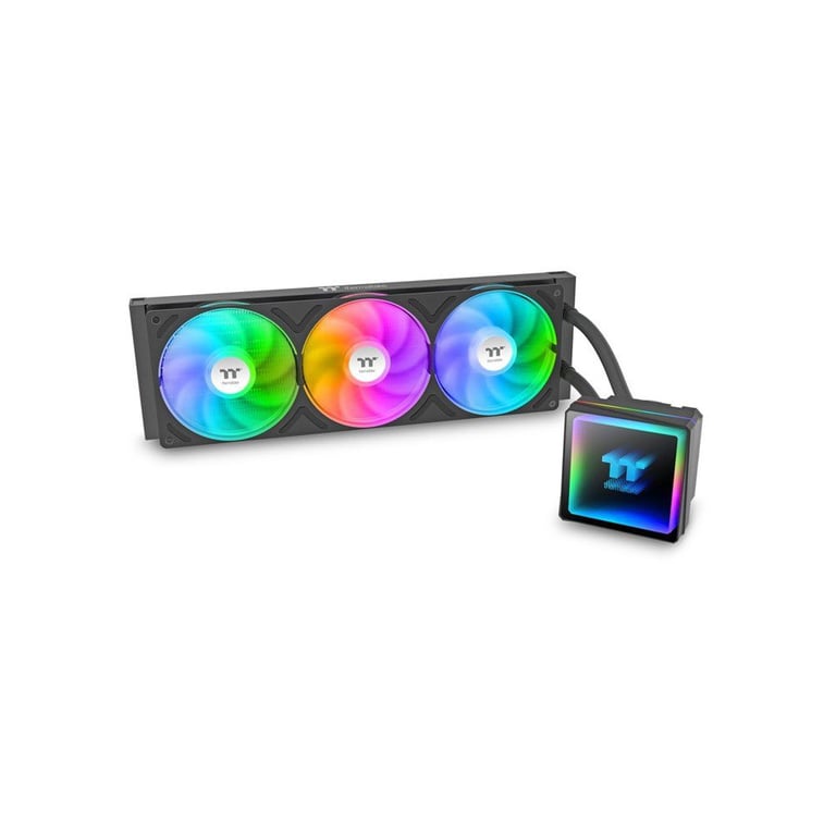 Watercooling AIO Thermaltake TH360 V3 ARGB 360 mm 3 ventilateurs RGB Noir - Neuf