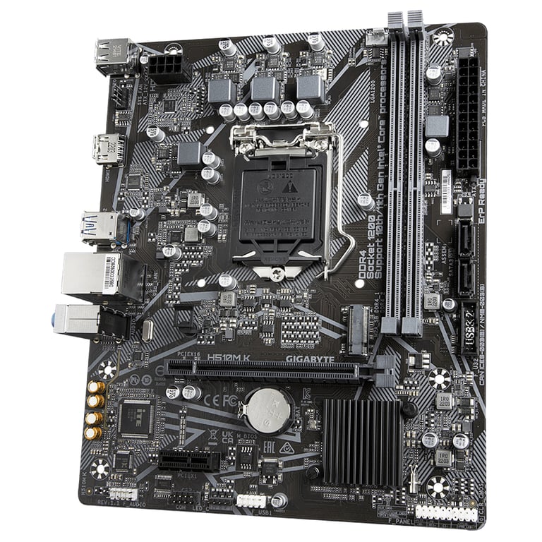 GIGABYTE H510M K 1.0 carte mère Intel B560 Express LGA 1200 Socket H5 micro ATX Neuf - vue 3