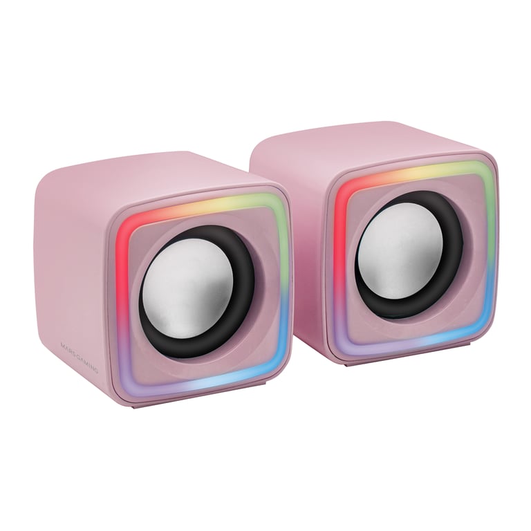 Haut-Parleur Mars Gaming MSCUBEP – 8W, RGB Active-Flow, DSP Sound