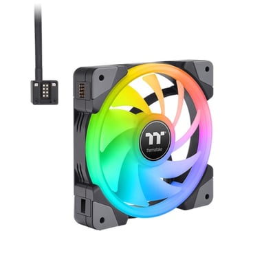 Thermaltake SWAFAN EX14 RGB Ventola di raffreddamento per PC TT Premium Edition Case Air Cooler 14 cm Nero 3 pz.
