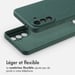 imoshion Coque Couleur avec MagSafe pour Samsung Galaxy A36 - Vert foncé