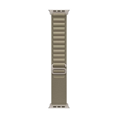 Accesorio inteligente para llevar puesto Apple MT5T3ZM/A Olive Band Poliéster reciclado, Spandex, Titanio