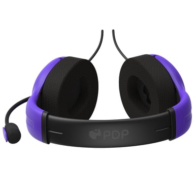 PDP Nebula Ultra Violet AIRLITE Auriculares Alámbrico Diadema Juego Negro, Violeta