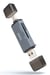Lector de Tarjetas Externo TooQ TQR-3001G- USB 3.0 y USB Tipo-C
