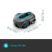Cortacésped robot smart SILENO free 600 m²