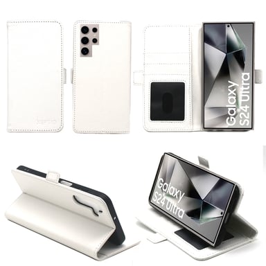 Samsung Galaxy S24 Ultra 5G Etui / Housse pochette protection blanc