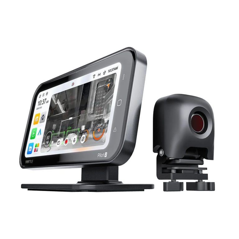 Pilot 2 Thermal System Caméra embarquée – La première caméra embarquée à imagerie thermique au monde, 2K+1080P+2K+Objectif thermique, 4 canaux 360°, CarPlay et Android Auto, mode stationnement 24h/24 et 7j/7 - Neuf