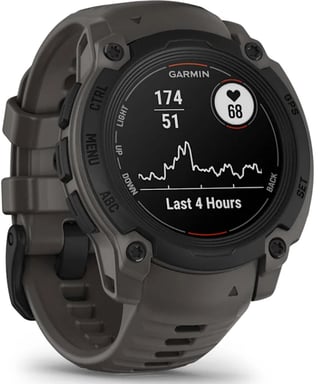 Garmin Instinct E 2,18 cm [0.86] MIP 40 mm Digitale 166 x 166 Pixel Nero GPS [satellitare] (Garmin Instinct E - sort fiberforst?rk)