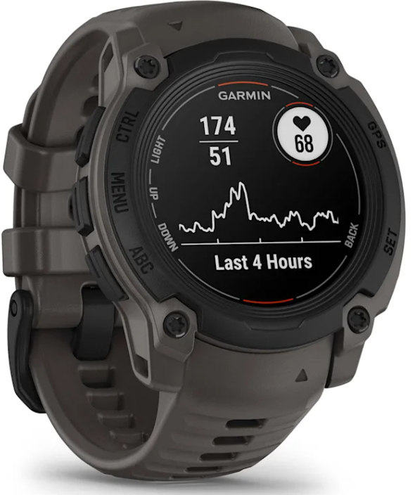 Montre connectée Garmin fenix E AMOLED 47mm Acier avec bracelet - vue 4