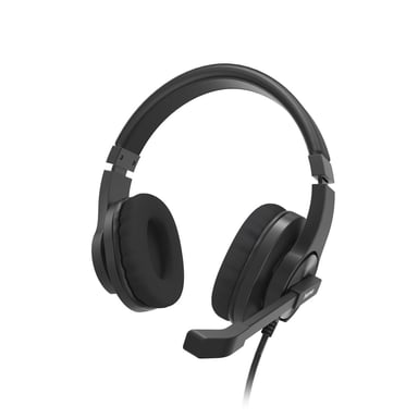 Hama HS-P350 V2 Casque Avec fil Arceau Bureau/Centre d'appels Noir