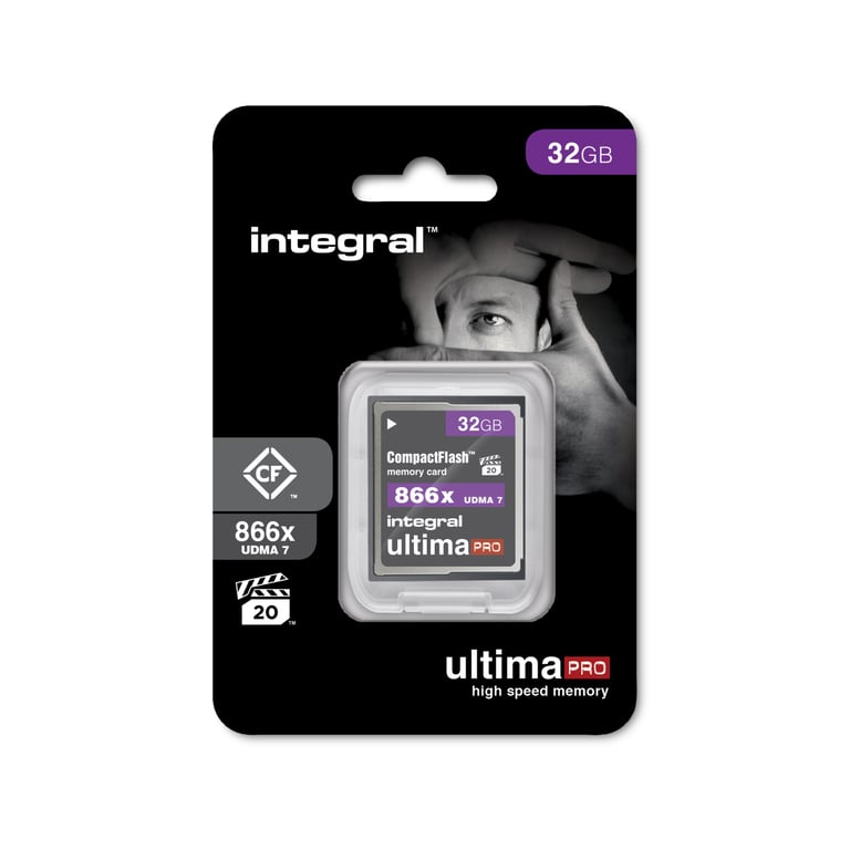 Integral UltimaPro - Carte mémoire flash - 32 Go - 866x - CompactFlash
