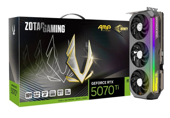 ZOTAC GeForce RTX 5070 Ti AMP Extreme Intinity 16GB GDDR7