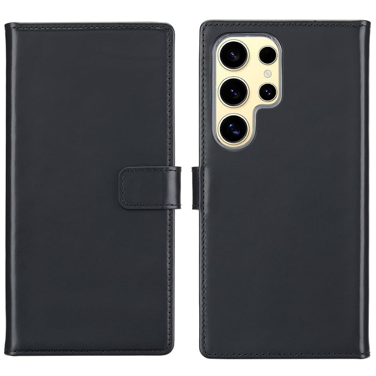 Selencia Étui de téléphone portefeuille en cuir véritable pour Samsung Galaxy S25 Ultra Neuf - vue 4