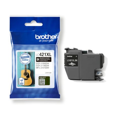 Cartouche noire originale Brother Lc421Xl - Lc421Xlbk [Pag-500] - Neuf