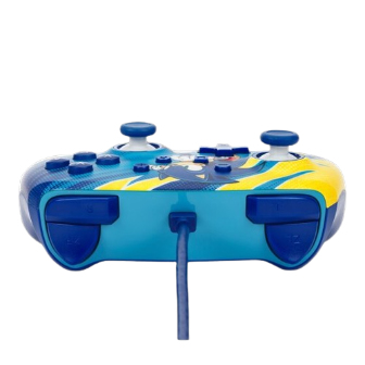 Controller cablato PowerA Sonic Boost per Nintendo Switch, giallo, blu