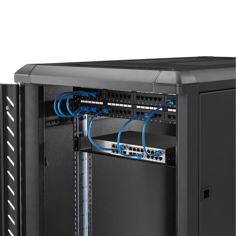 StarTech.com Etagère universelle montée en rack fixe de 7 po de profondeur 1U 15 kg Neuf - vue 2