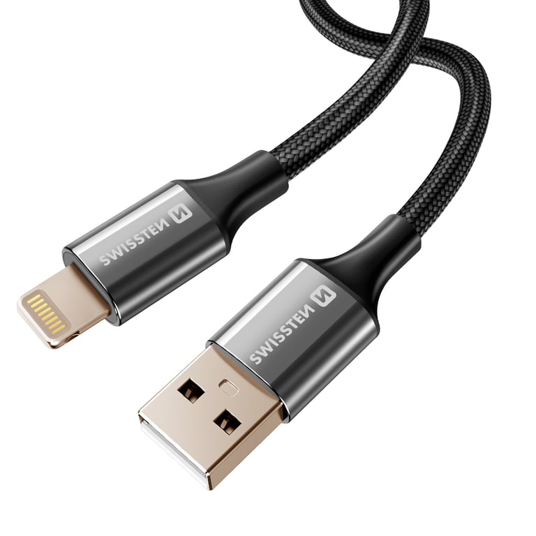 Câble USB vers Lightning Design Tressé Anti nœud Neuf
