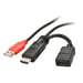 Lindy Câble HDMI 1.4 injecteur d'alimentation avec USB type A mâle, 0.15m