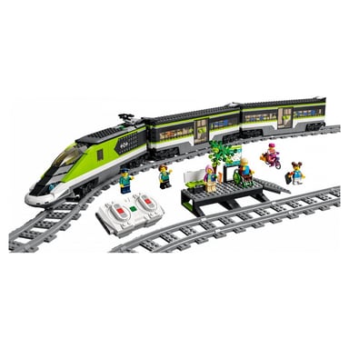 LEGO City 60337 : Train de Voyageurs Express Télécommandé avec Minifigurines
