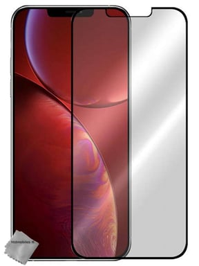 Verre trempe pour Apple iPhone 13 / 13 Pro / 14 - film de protection incurve integral - NOIR