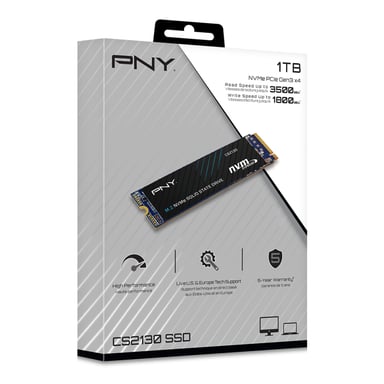 PNY CS2130 M.2 1000 GB PCI Express 3.0 3D NAND NVMe