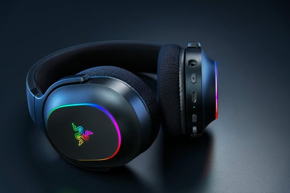 Razer Barracuda X Chroma Fascia per cuffie wireless Play USB Type-C Bluetooth Nero